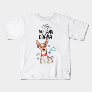 No Lama Drama Kids T-Shirt